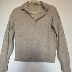 Everlane Cashmere Polo Sweater